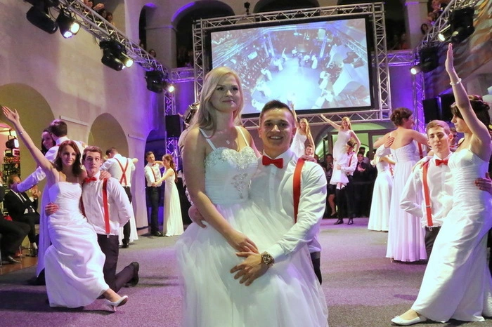 Unter den Maturanten, die im Zehnerhaus ihren Maturaball feierten, waren auch ein russischer und zwei slownische Mitschüler.