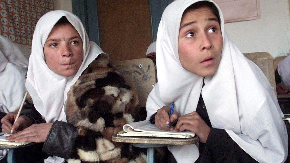 Afghanische Mädchen in der Hauptstadt Kabul