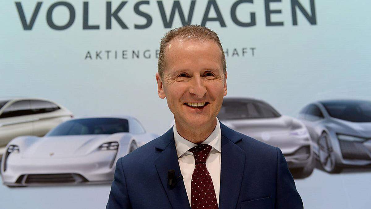 Volkswagen-Chef Herbert Diess