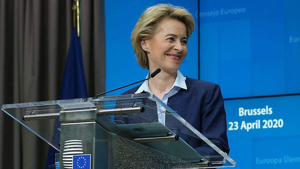 Ursula von der Leyen steuert im Namen der EU eine Milliarde Euro bei