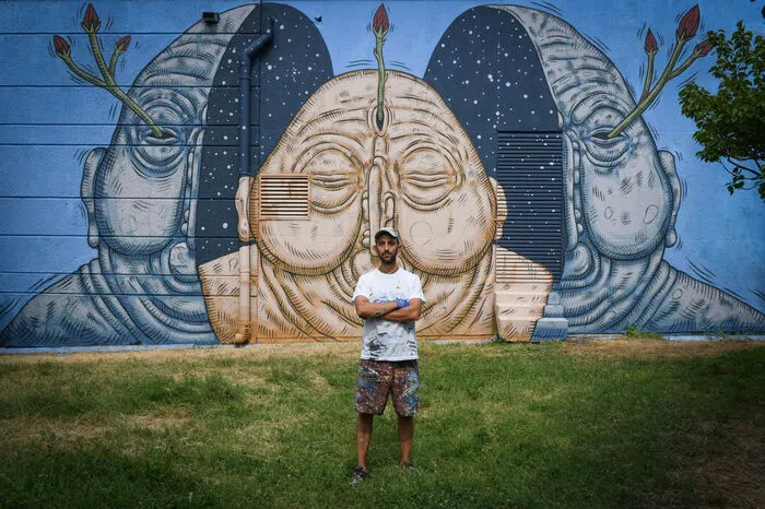 Italienischer Maler und Streetart-Künstler