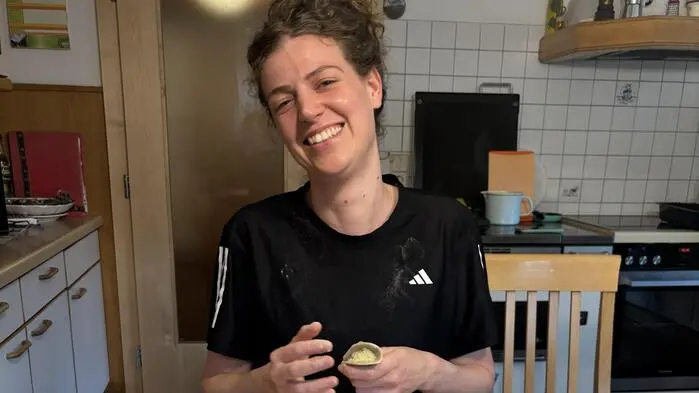 Franziska Gantschnig machte für das Schlipfkrapfenfest in Schlaiten 12.000 Schlipfkrapfen