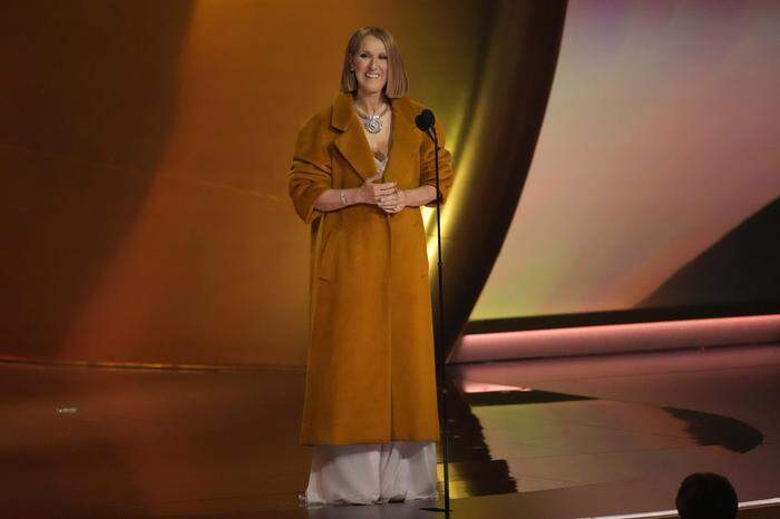 Céline Dion am Sonntagabend bei den Grammys 