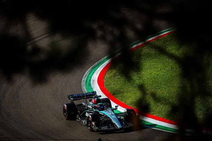 Kimi Antonelli ITA Mercedes AMG reserve driver and f2 driver for prema Racing, run with an F1 car in Imola 29-30 April 2024 with Mercedes AMG W13 2022 Kimi Antonelli ITA Mercedes AMG reserve driver and f2 driver for prema Racing, run with an F1 car in Imola 30 April 2024 with Mercedes AMG W13 2022 Imola Italy/Bologna Italy PUBLICATIONxNOTxINxFRAxESPxUKxUSAxBELxPOL Copyright: xIPAxSport/ABACAx