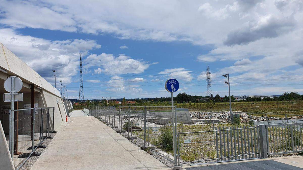 Endlich: Der Radweg über das Murkraftwerk wurde freigegeben