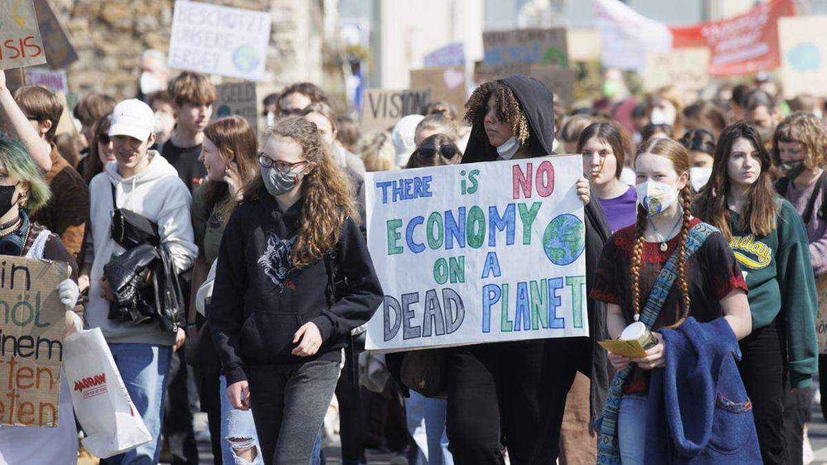 Archivbild der Fridays-for-Future-Demo im September 2023 in Graz