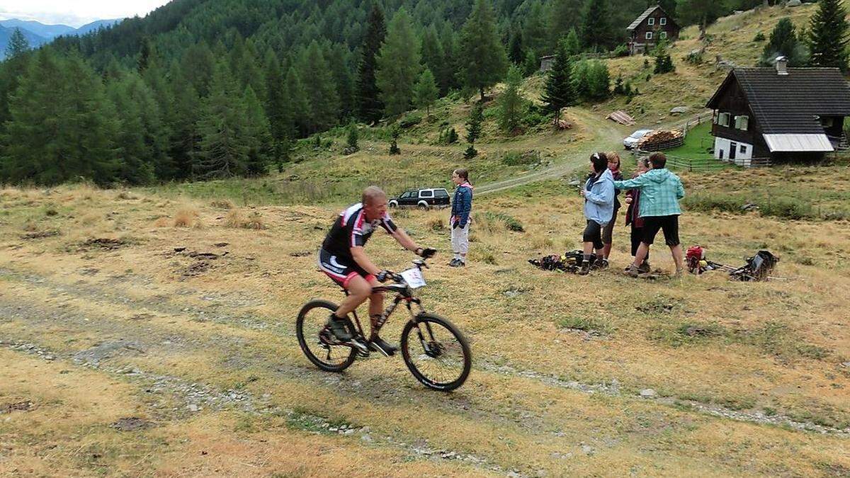 Lösung für Mountainbike-Strecke auf die Mühldorfer Alm in Sichtweite