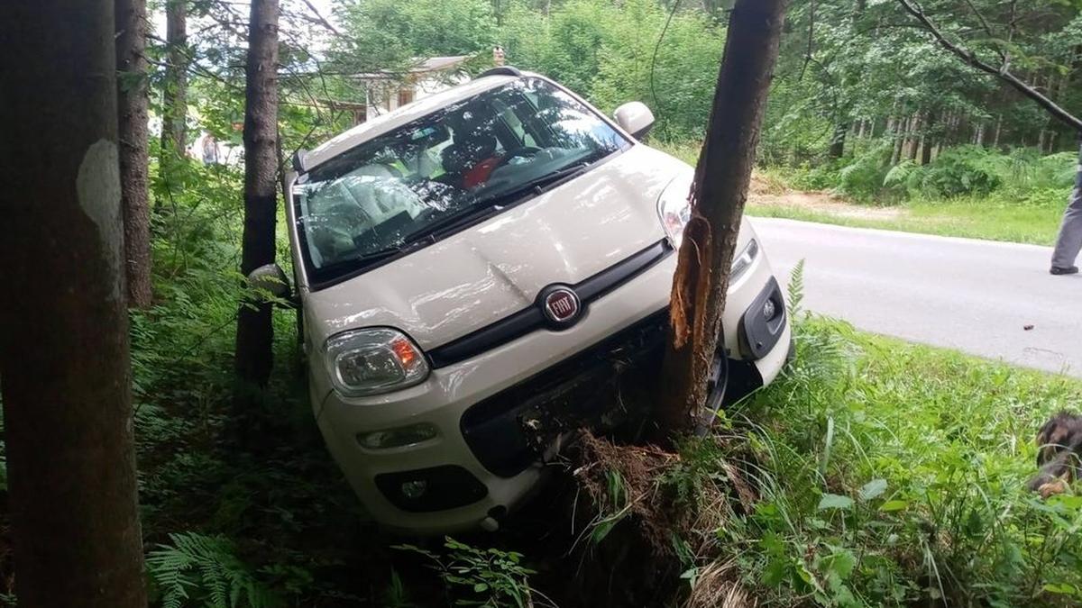 Die Lenkerin wurde bei dem Unfall leicht verletzt