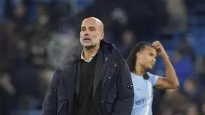 Pep Guardiola war nach der Niederlage bedient