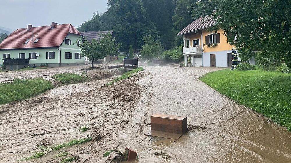 Schwere Unwetter im Bezirk Deutschlandsberg