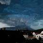 Die Gewitterstimmung über dem Reiting in Trofaiach glich einem Vulkanausbruch