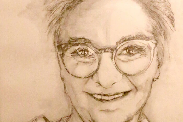 Eines gleich vorweg: 38 Portraits von örtlichen Persönlichkeiten stellt der Musiker zur Schau. 