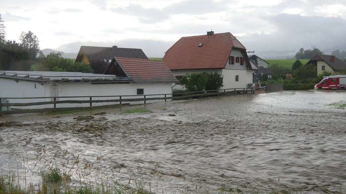 Der Bezirk Murau wurde am Montag zum dritten Mal binnen vier Tagen von Unwettern getroffen.