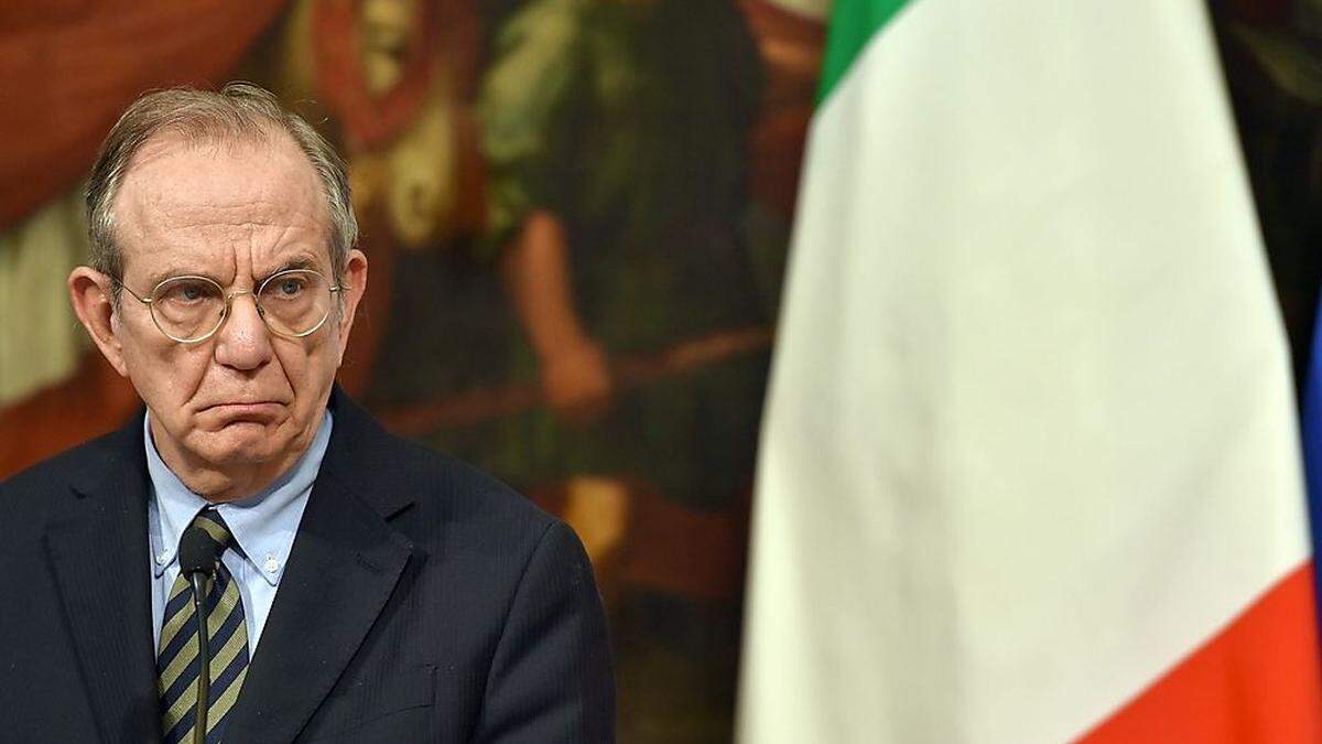 Italiens Wirtschaftsminister Pier Carlo Padoan