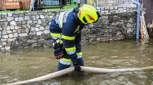 Starkregen-Alarm Montagnachmittag im obersteirischen Lobmingtal