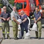 Die Feuerwehr übergab die 2000 Sandsäcke an die Bezirkshauptmannschaft