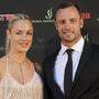 Oscar Pistorius und die von ihm getötete Reeva Steenkamp bei einer Feier im Jahr 2012