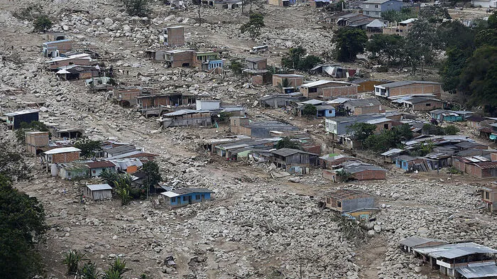 Die Schlammlawine richtete in der südkolumbianischen Stadt Mocoa schwerste Schäden an