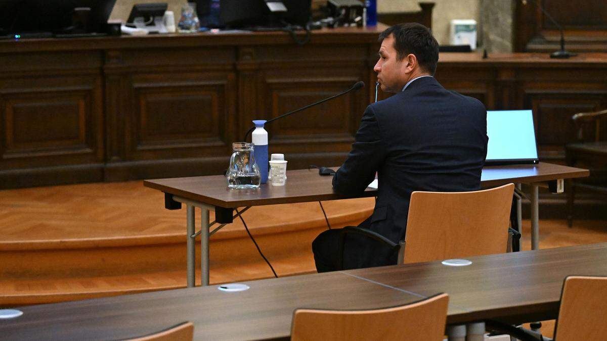 Ex-Öbag-Chef Thomas Schmid als Zeuge im Prozesses gegen Ex-Bundeskanzler Sebastian Kurz.