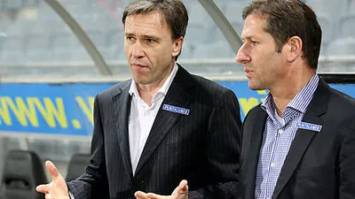 Präsident Christian Jauk, Trainer Franco Foda