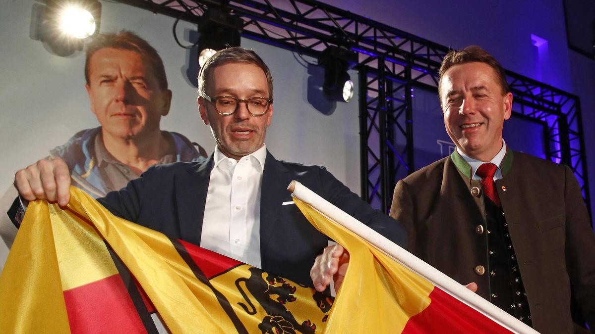  Beim Parteitag 2021 in Taggenbrunn war Kickl an der Seite Angerers