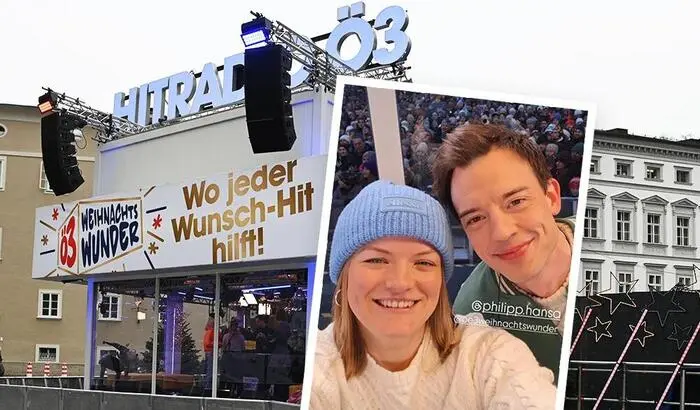 Ganz groß war Caro Fux bei Ö3-Moderator Philipp Hansa mit „Aff‘ im Kopf“ beim Weihnachtswunder