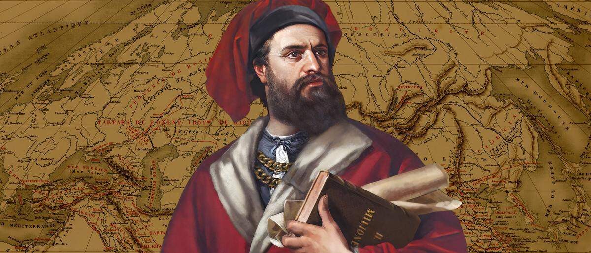 Marco Polo, geboren 1254, verstorben am 8. oder 9. Jänner 1324