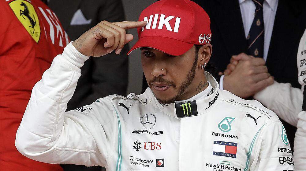 Lewis Hamilton nach seinem Sieg in Monte Carlo