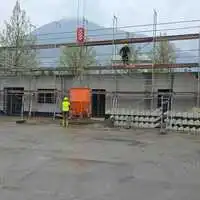 Auf dem Grundstück des ehemaligen Glocknerhofes laufen die Bauarbeiten für das B & B Hotel