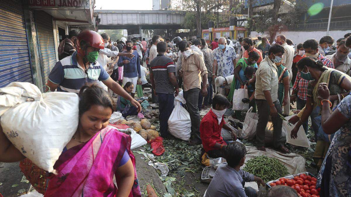 Alltag in Indien: Wie soll hier ein Sicherheitsabstand eingehalten werden?