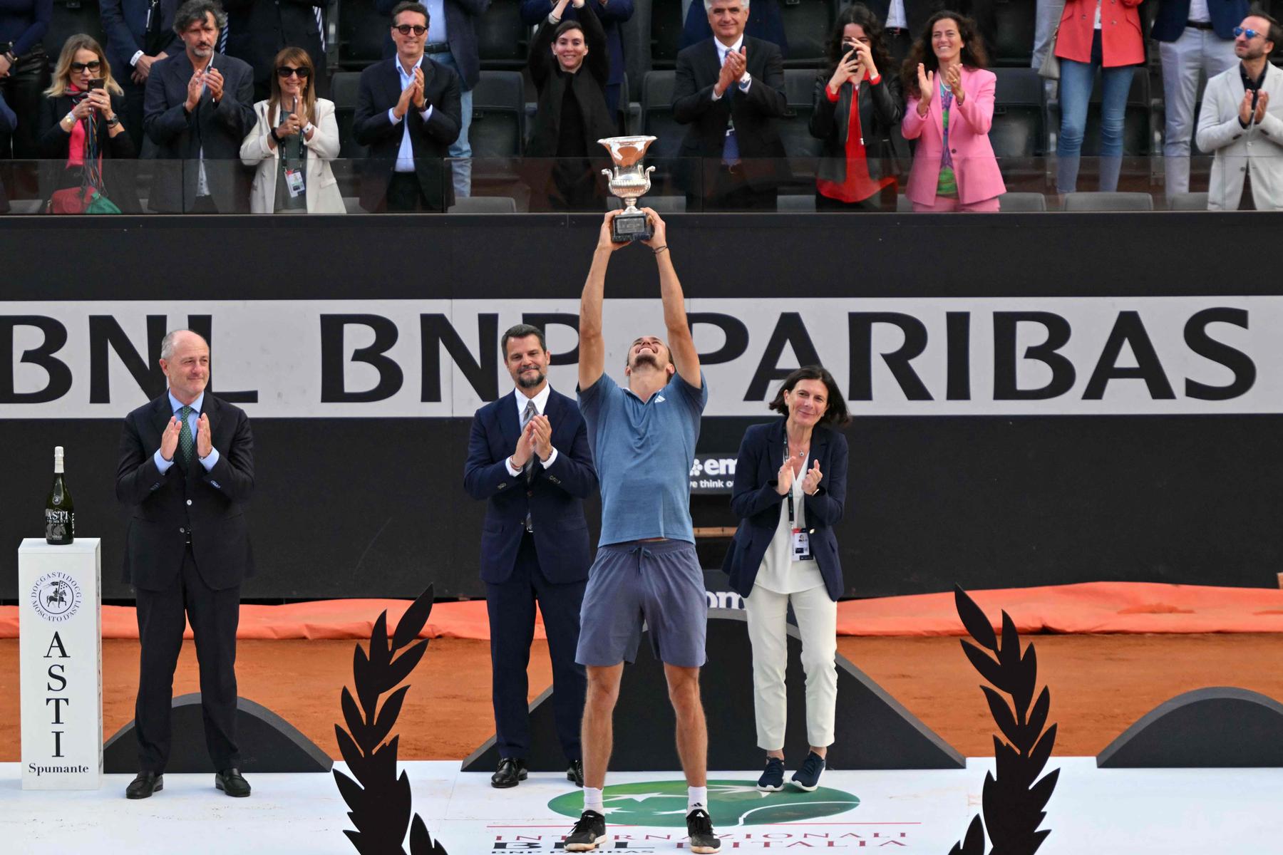 Tennis: Zverev feierte gelungene Generalprobe für die French Open