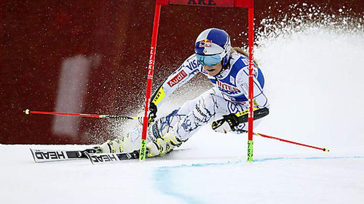 Lindsey Vonn kann's auch im Riesentorlauf