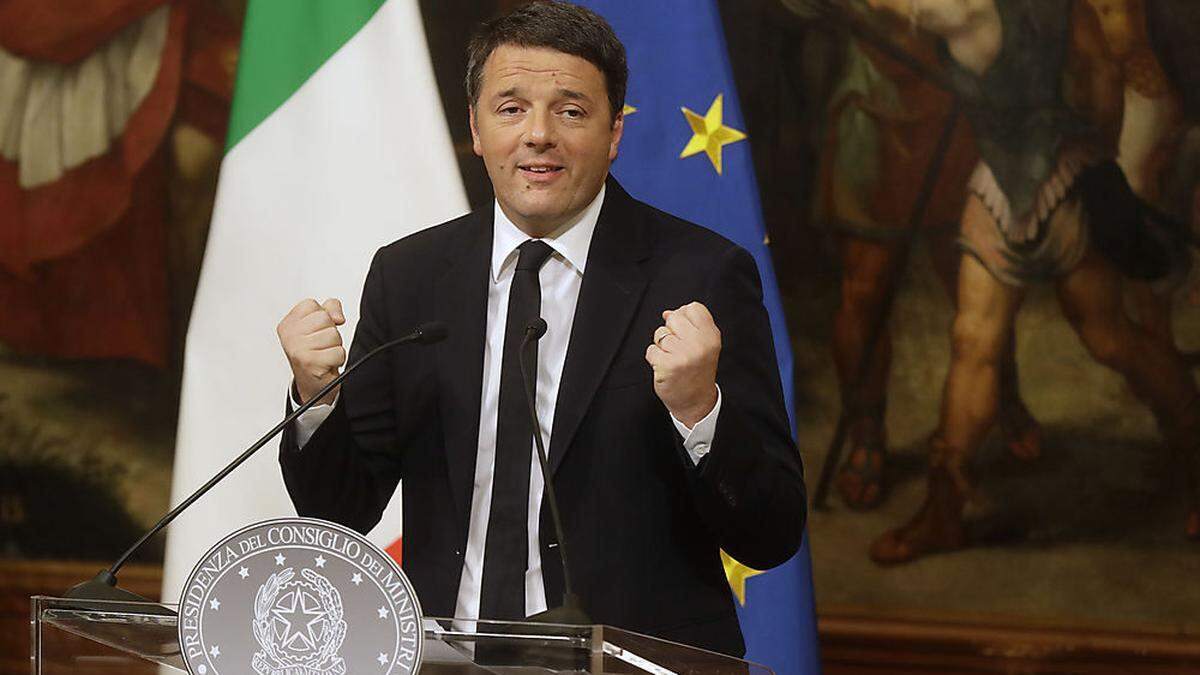 Wohl ab heute nicht mehr Italiens Premier: Renzi