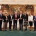Die steirische Landesregierung: Karlheinz Kornhäusl, Ursula Lackner, Simone Schmiedtbauer, LH-Stv. Anton Lang, LH Christopher Drexler, Barbara Eibinger-Miedl, Doris Kampus und Werner Amon (v. l.) 