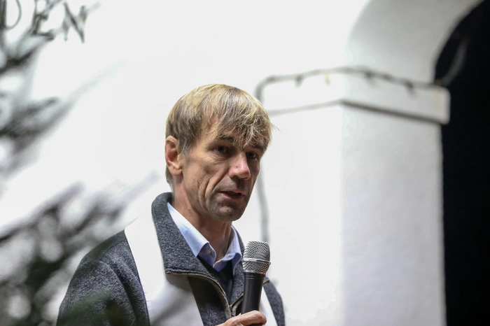 Pfarrer Andreas Lechner zelebrierte den kirchlichen Teil der Hubertusfeier.