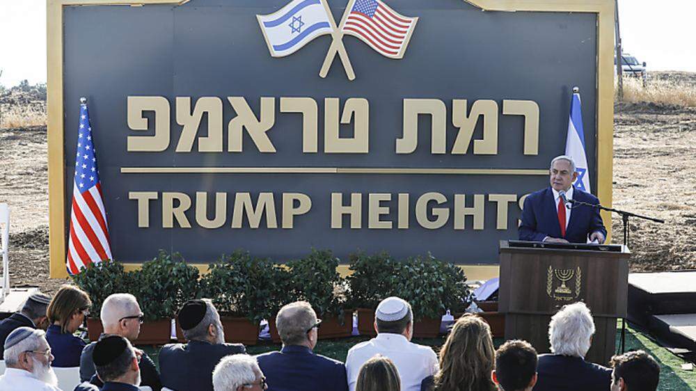 Die neue Golan-Siedlung heißt &quot;Trump-Höhen&quot;