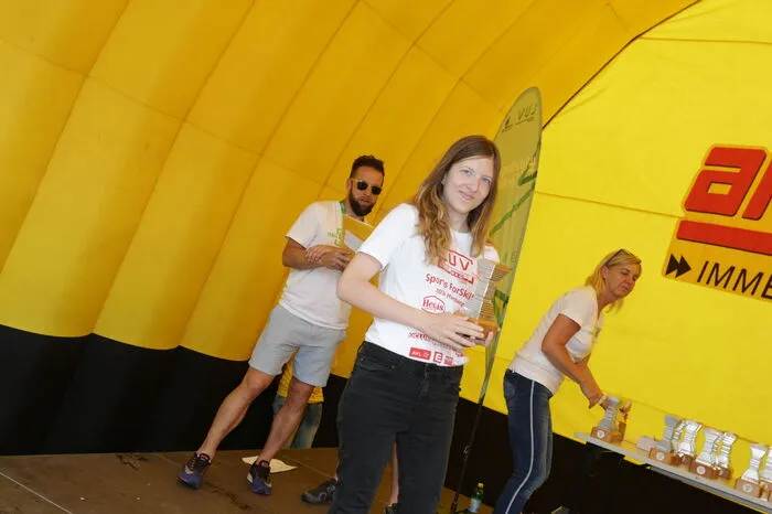 Schnellste Dame beim Nordic Walking-Bewerb war Lisa Raichmayr von der LBS Hartberg mit einer Zeit von 12:32:51.