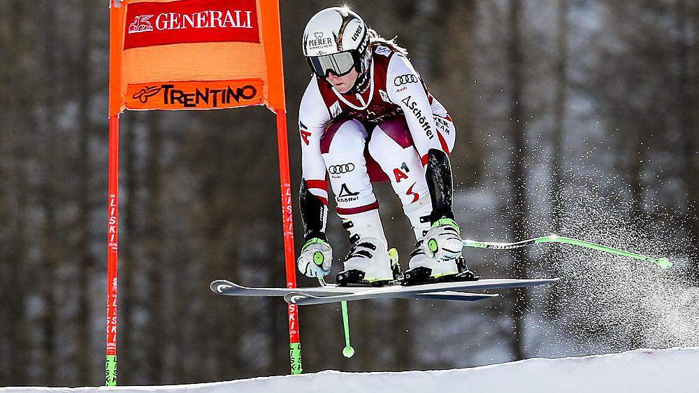 Nach fast zwei Jahren ohne Weltcup-Zeitlauf tastete sich Cornelia Hütter in Val di Fassa wieder heran
