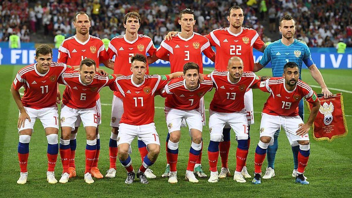 Die russische Nationalmannschaft wurde vom WM-Play-off ausgeschlossen.