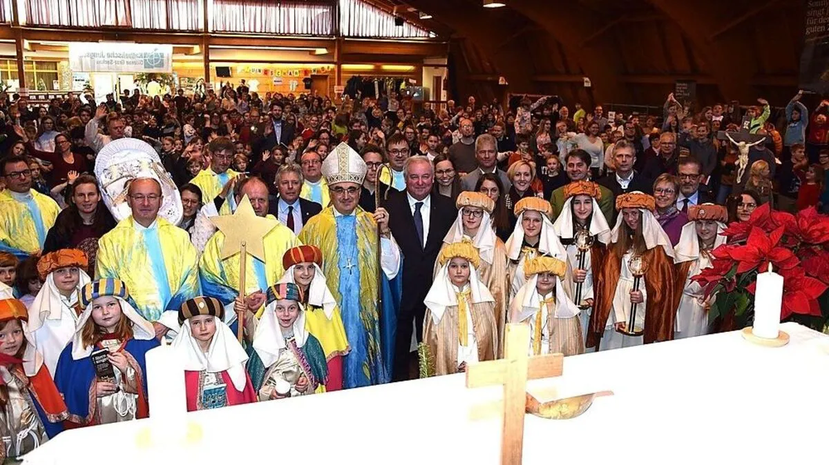 Sternsingertreffen 2020 in der Sulmtalhalle in Pistorf