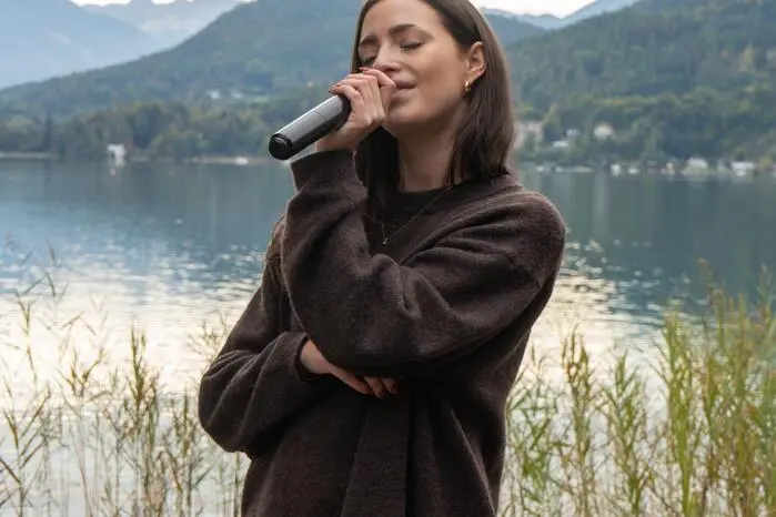 Sängerin Sabrina Schöngruber hatte bei der „Closing Party“ ihren ersten großen und umjubelten Auftritt. 