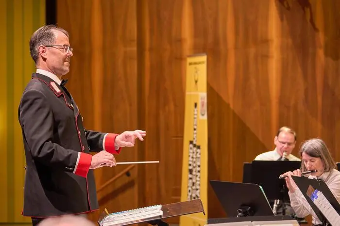 Unter Kapellmeister Georg Guggenberger liefen die Musikerinnen und Musiker zur Höchstform auf.