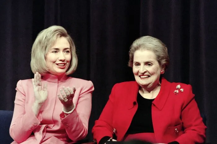 ...mit Hillary Clinton, 1997