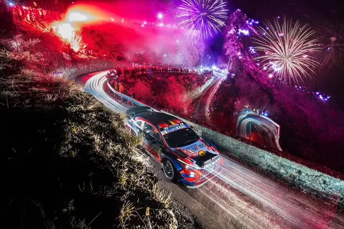 Die Rallye Monte Carlo servierte auch heuer wieder spektakuläre Bilder
