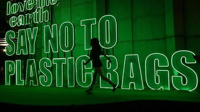 "Say no to plastic bags"