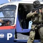 Der Polizeihubschrauber kreiste über der Stadt und auch die Sondereinsatzgruppe "Cobra" war unterwegs 
