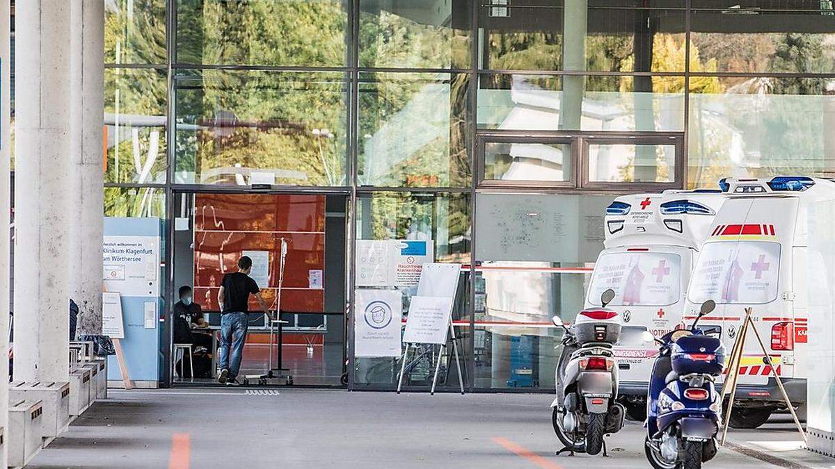 Das verletzte Kind wurde ins Klinikum Klagenfurt eingeliefert