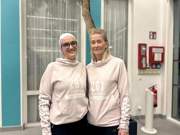 Die Lauftrainerinnen Michaela Sommeregger und Petra Müller