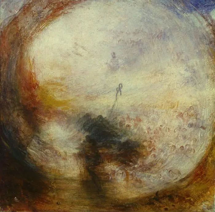 TURNER: LIGHT AND COLOR, c1843. Light and Colour Goethe s Theory - The Morning after the Deluge - Moses Writing the Book of Genesis. Oil on canvas by Joseph Mallord William Turner, c1843. PUBLICATIONxNOTxINxUSAxCANxUKxFRAxESPxJPN Copyright: xGRANGERx/xGRANGERx 0030035