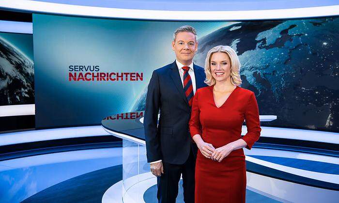 Die Moderatoren Katrin Prähauser und Hans Martin Paar 